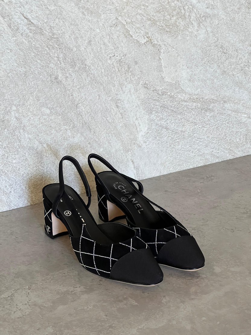 Chanel Slingback Sandals
