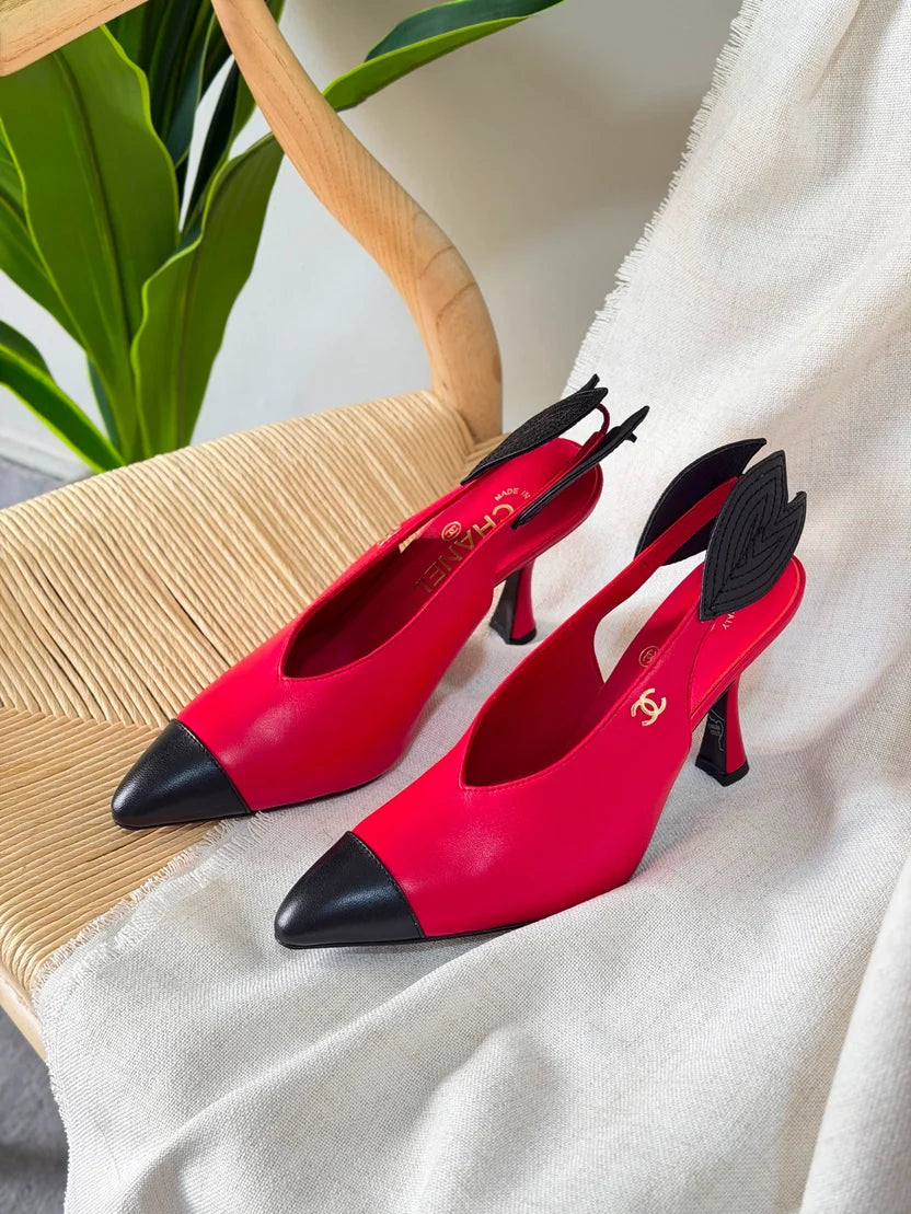Chanel Slingbacks Lambskin 95mm Heel