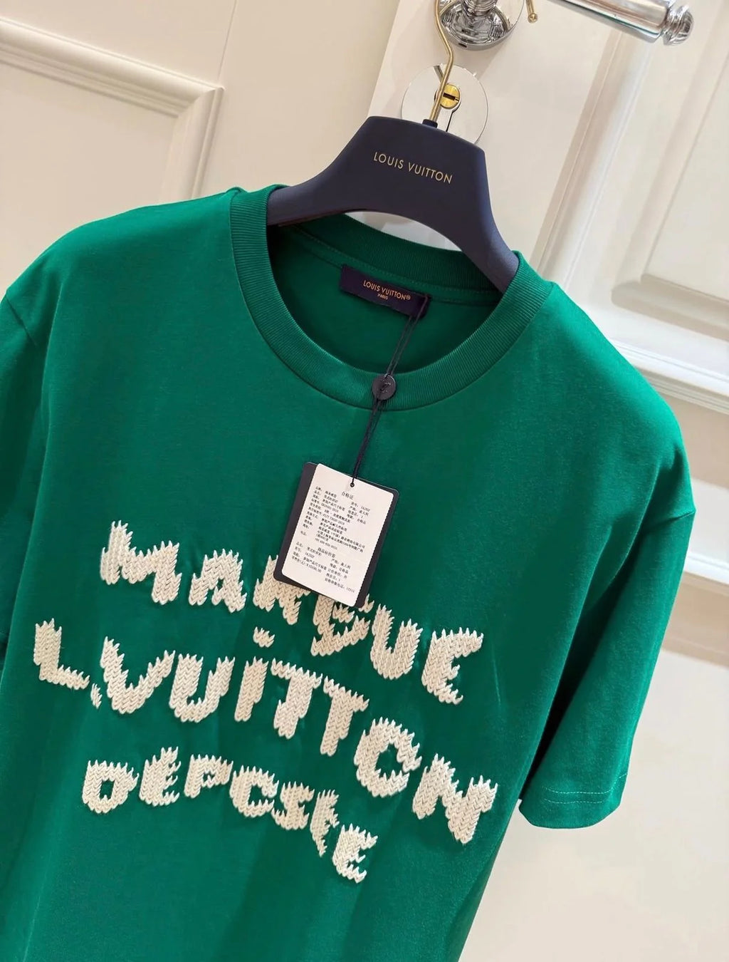Louis Vuitton Embroidered Signature Short-Sleeved T-Shirt