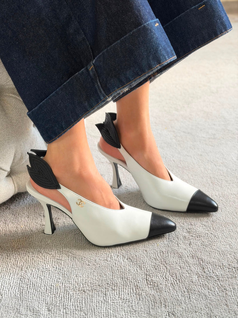Chanel Slingbacks Lambskin 95mm Heel