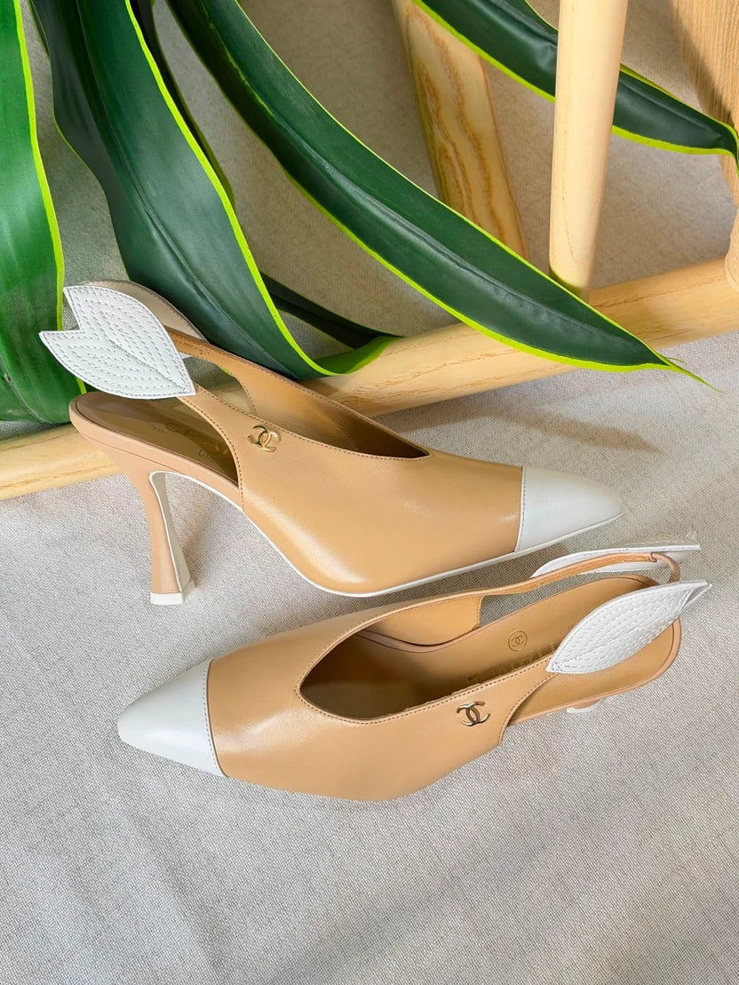 Chanel Slingbacks Lambskin 95mm Heel
