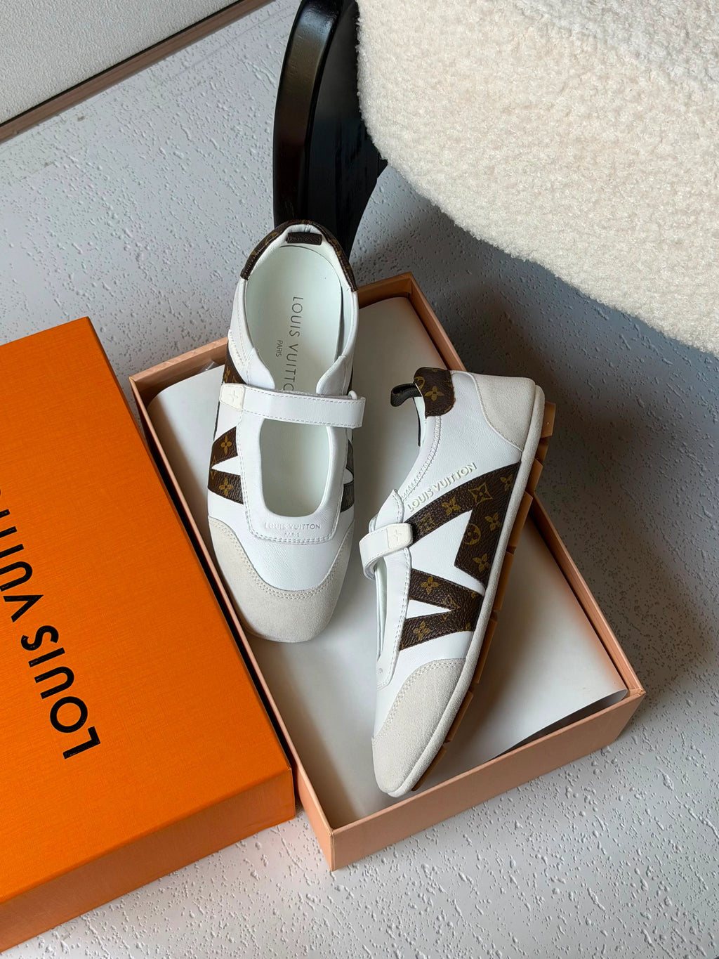 LV Sneakerina Mary Jane Sneakers