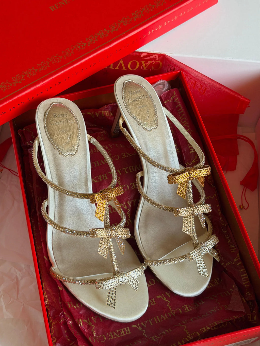 René Caovilla Caterina sandals