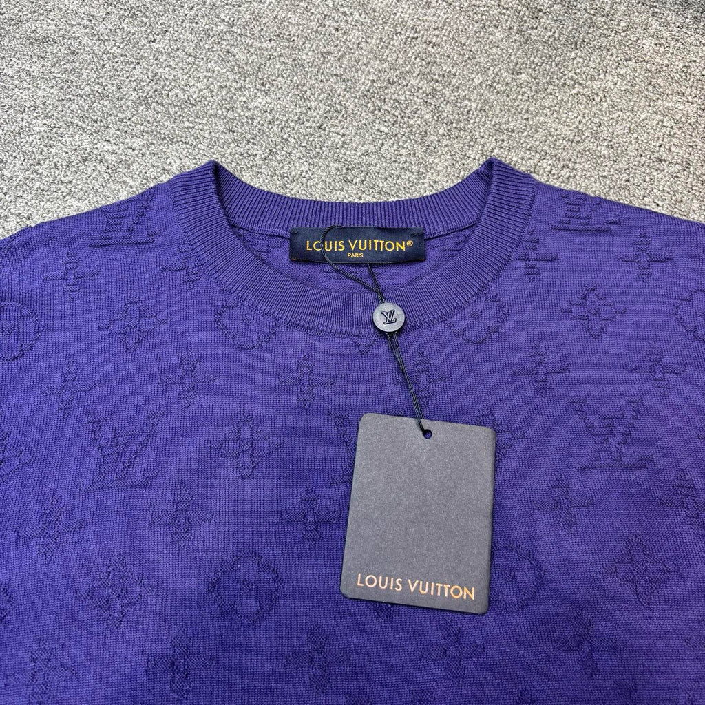 Louis Vuitton Monogram Short-Sleeved Crewneck