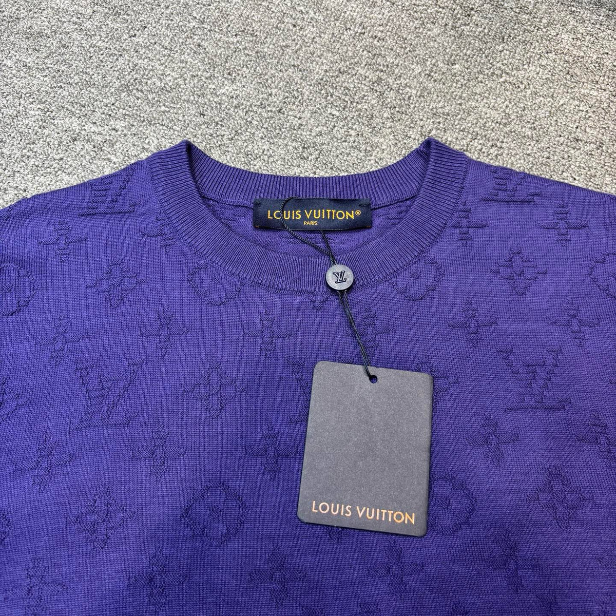 Louis Vuitton Monogram Short-Sleeved Crewneck
