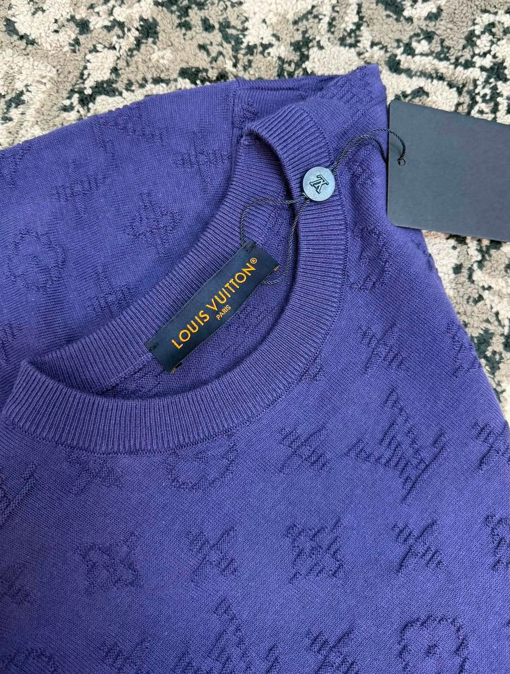 Louis Vuitton Monogram Short-Sleeved Crewneck