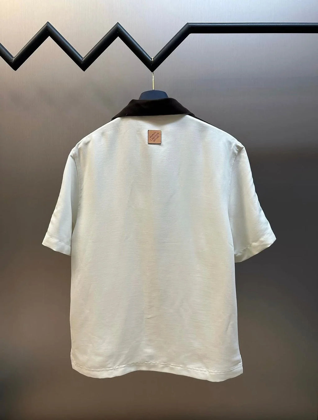 Louis Vuitton Bicolor Warm Up Short-Sleeved Shirt