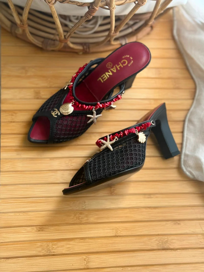 Chanel 26M Coco Beach Mules