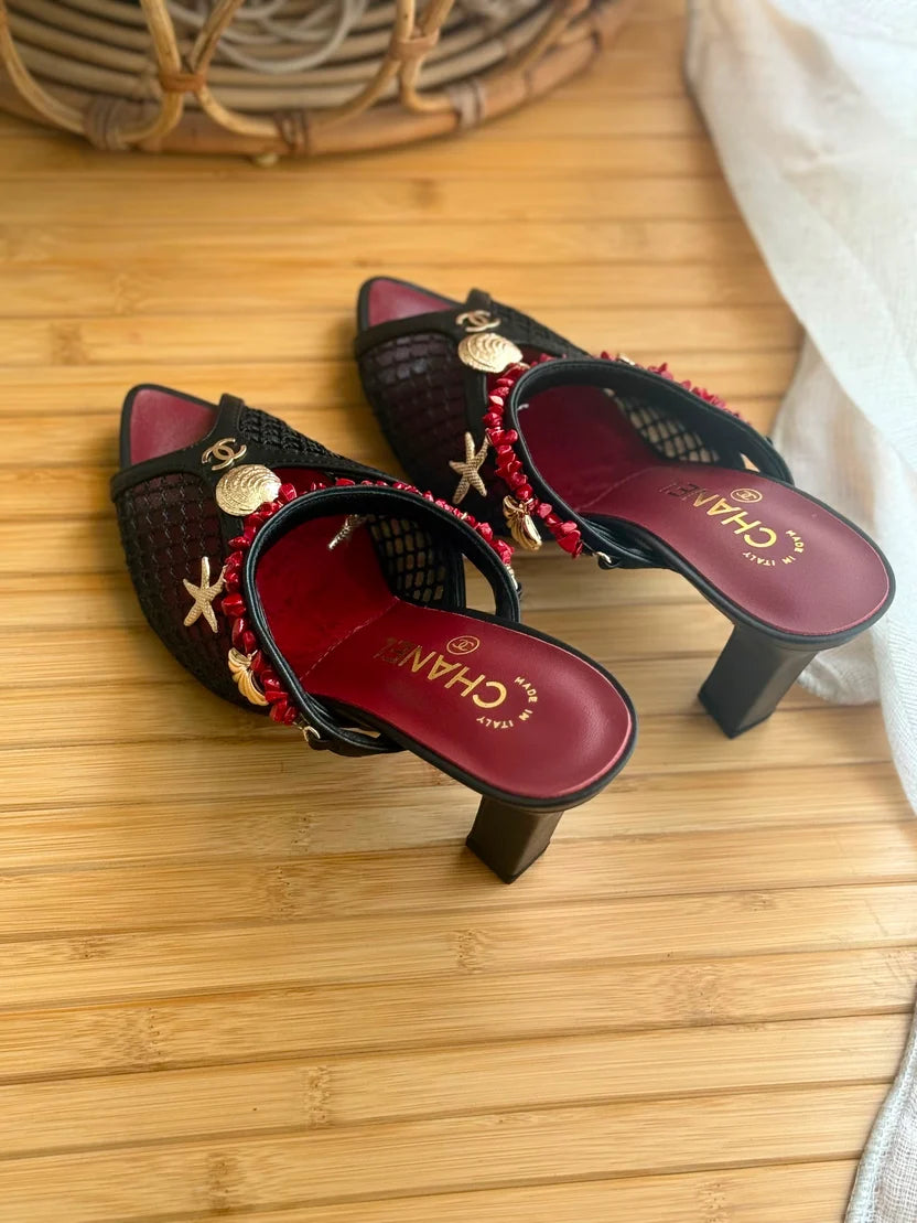 Chanel 26M Coco Beach Mules