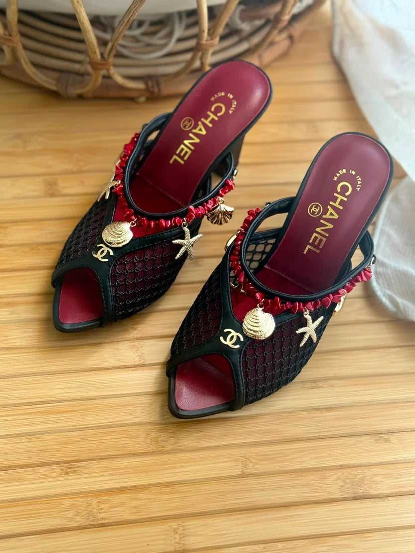 Chanel 26M Coco Beach Mules