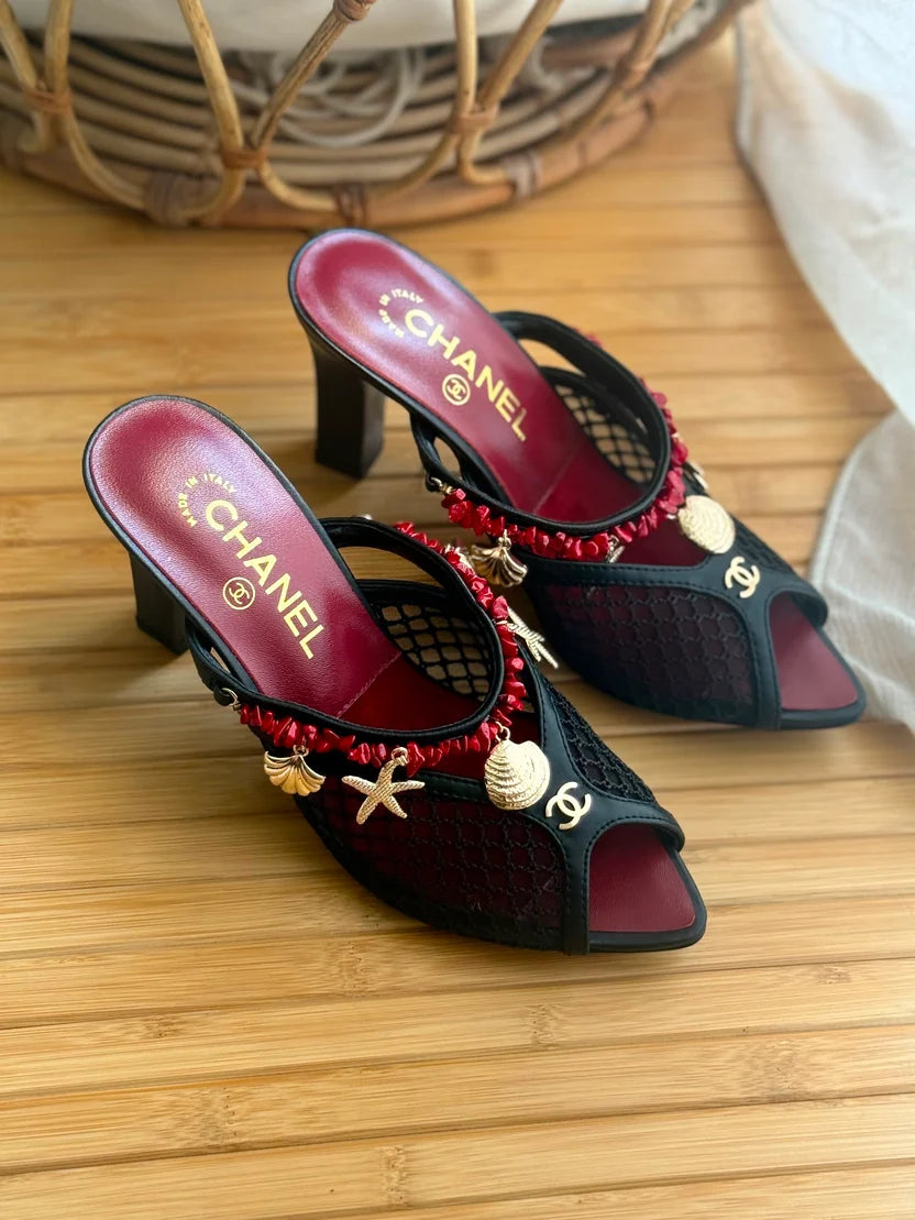 Chanel 26M Coco Beach Mules