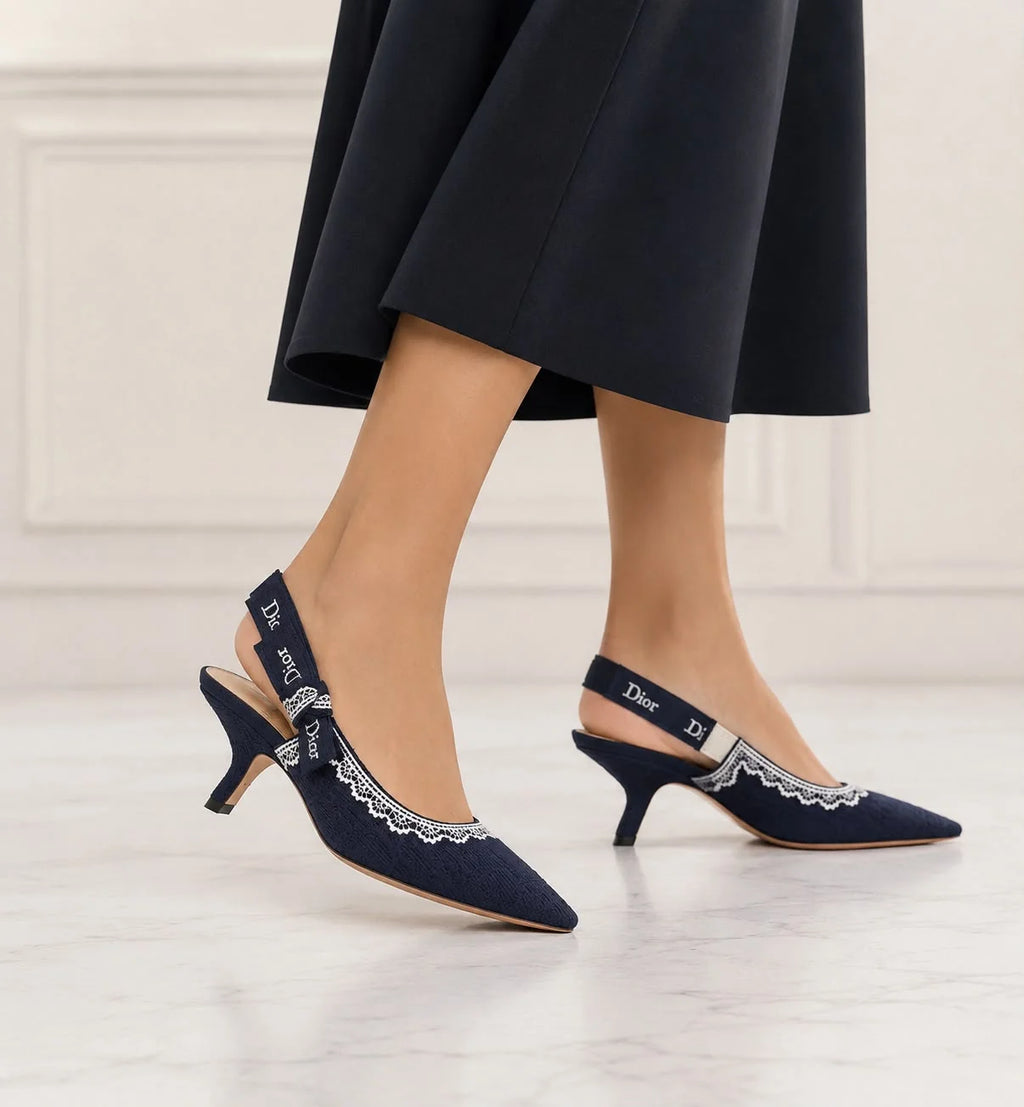 Dior J'Adior Slingback Pump Blue Dior Oblique