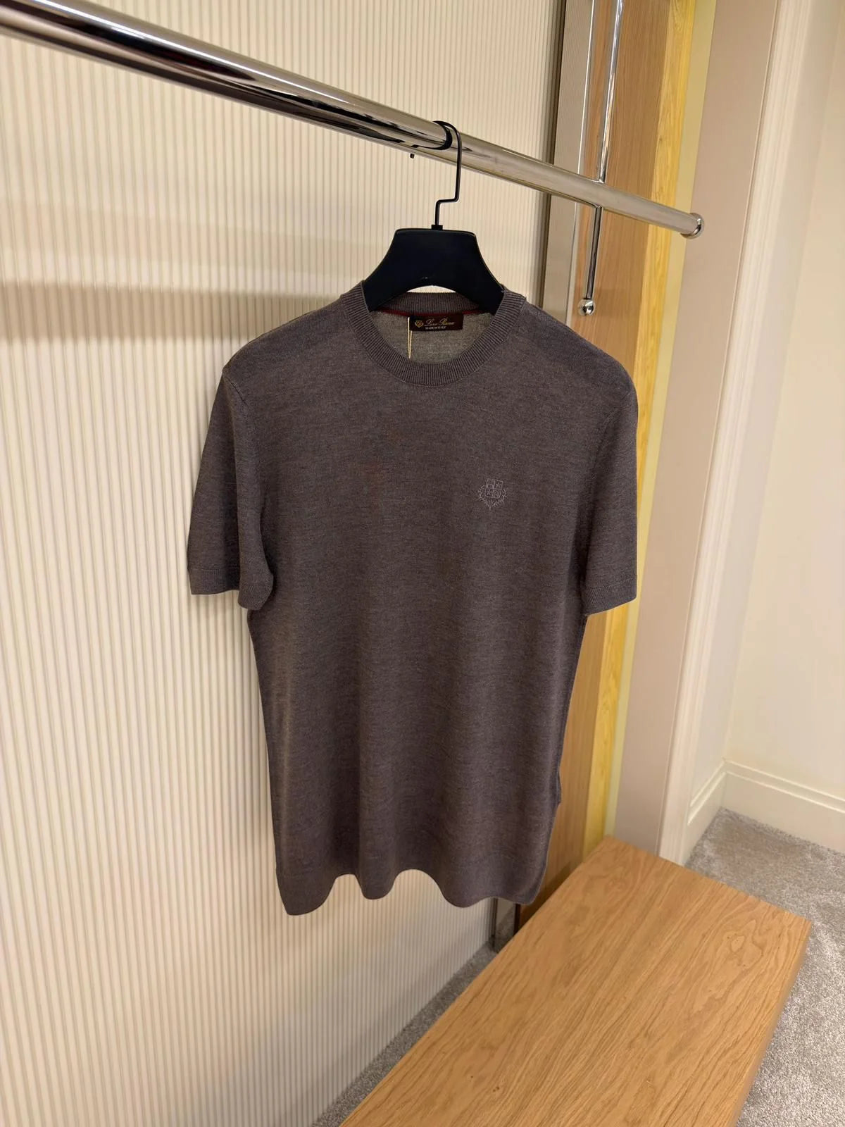 Loro Piana Embroidered Cotton Knit T-Shirt