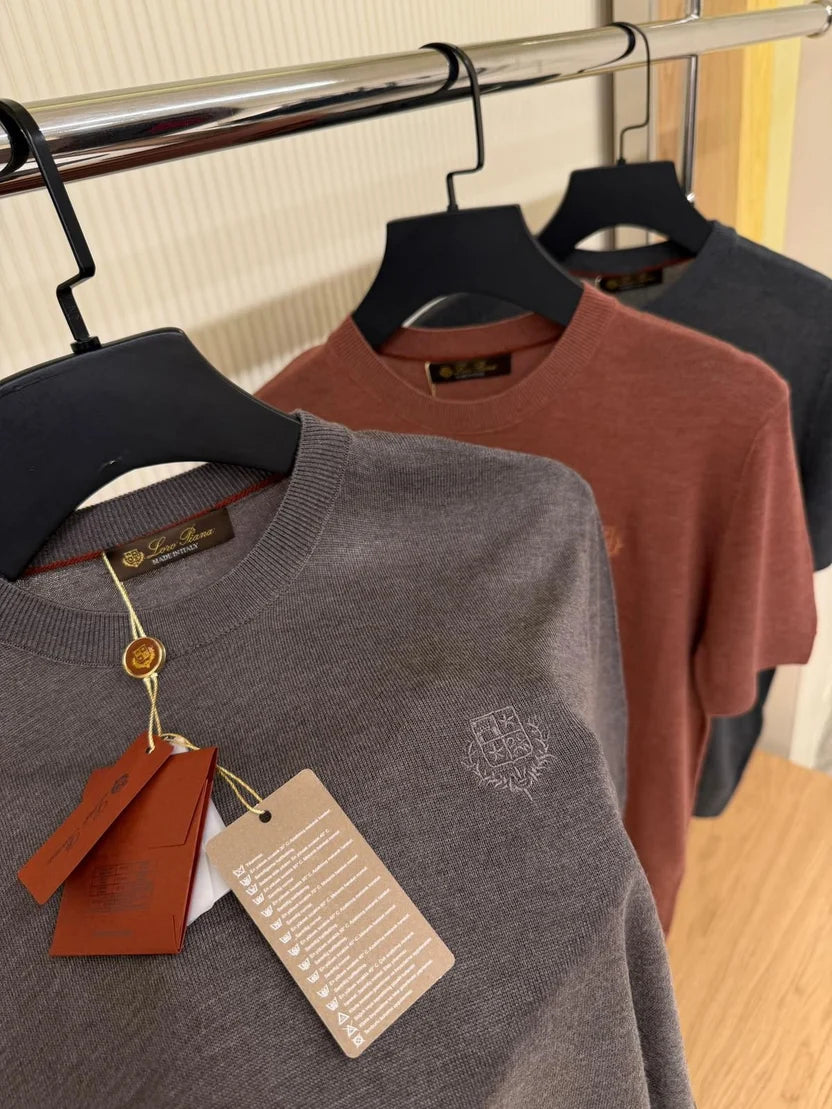 Loro Piana Embroidered Cotton Knit T-Shirt