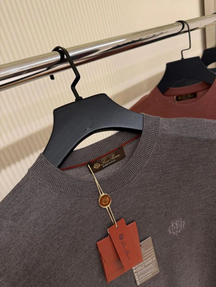 Loro Piana Embroidered Cotton Knit T-Shirt