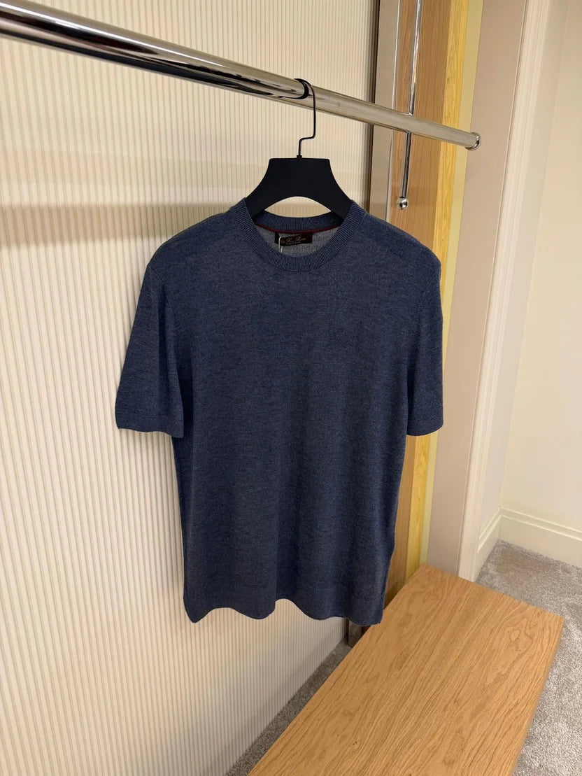 Loro Piana Embroidered Cotton Knit T-Shirt