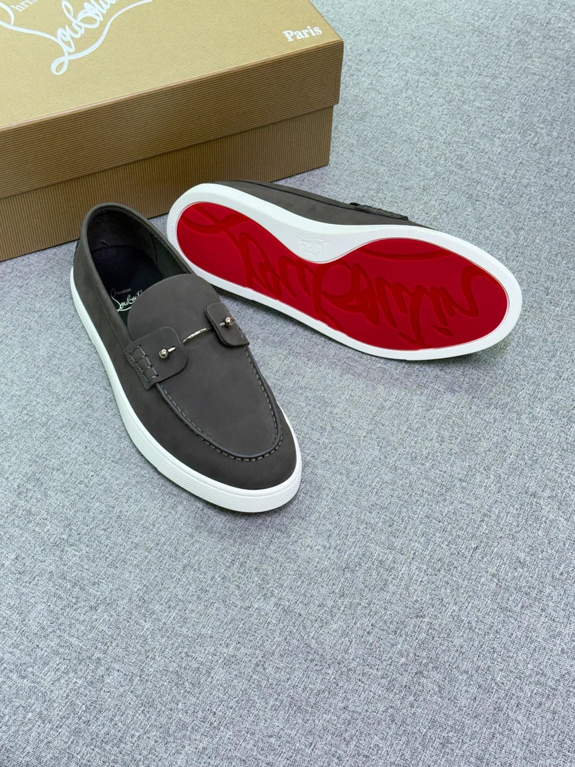 Christian Louboutin Chambeliboat suede loafers