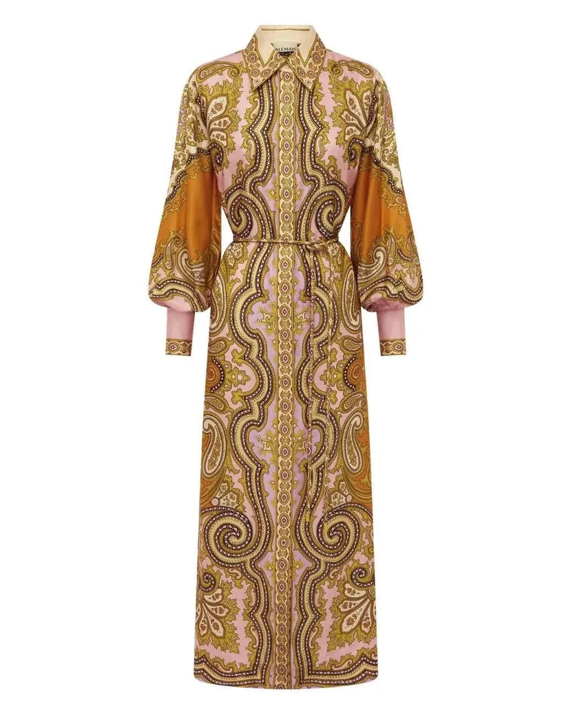 Alemais Clemenza Silk Shirtdress