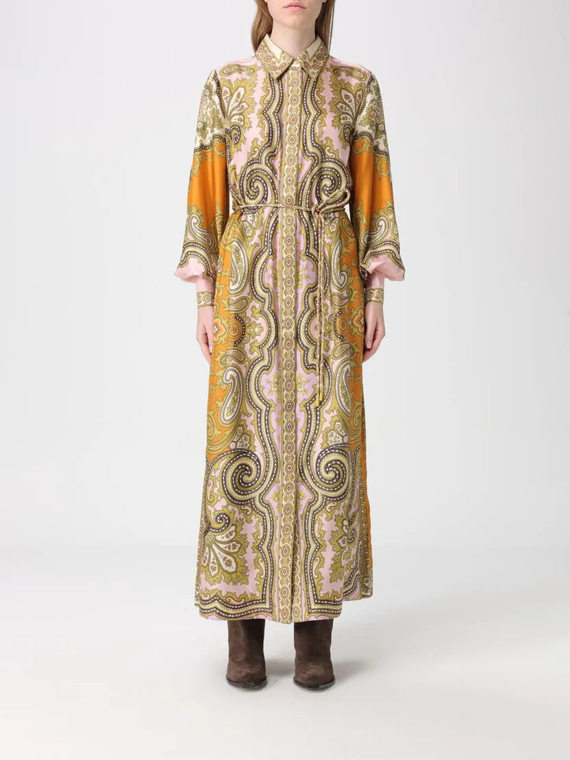 Alemais Clemenza Silk Shirtdress