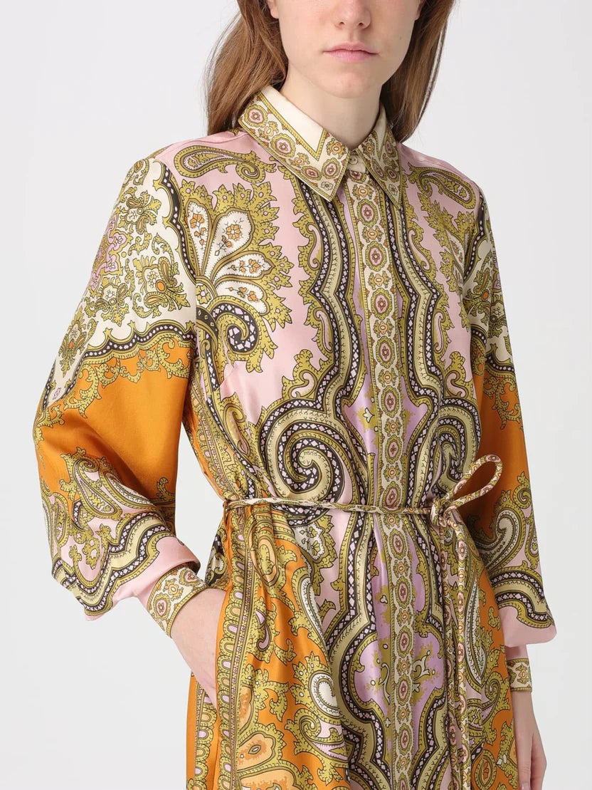 Alemais Clemenza Silk Shirtdress