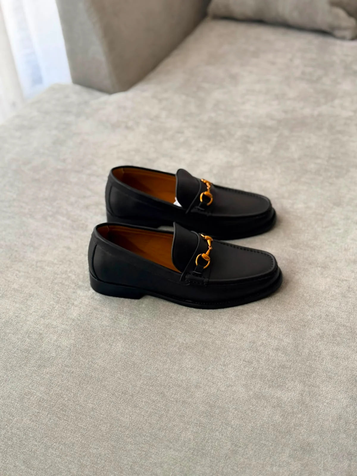 Gucci Horsebit-detailed leather loafers