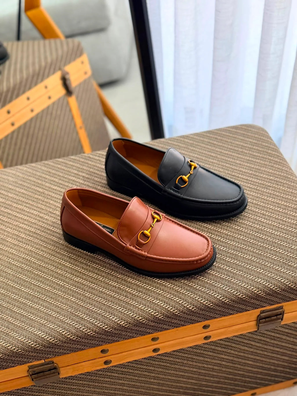 Gucci Horsebit-detailed leather loafers
