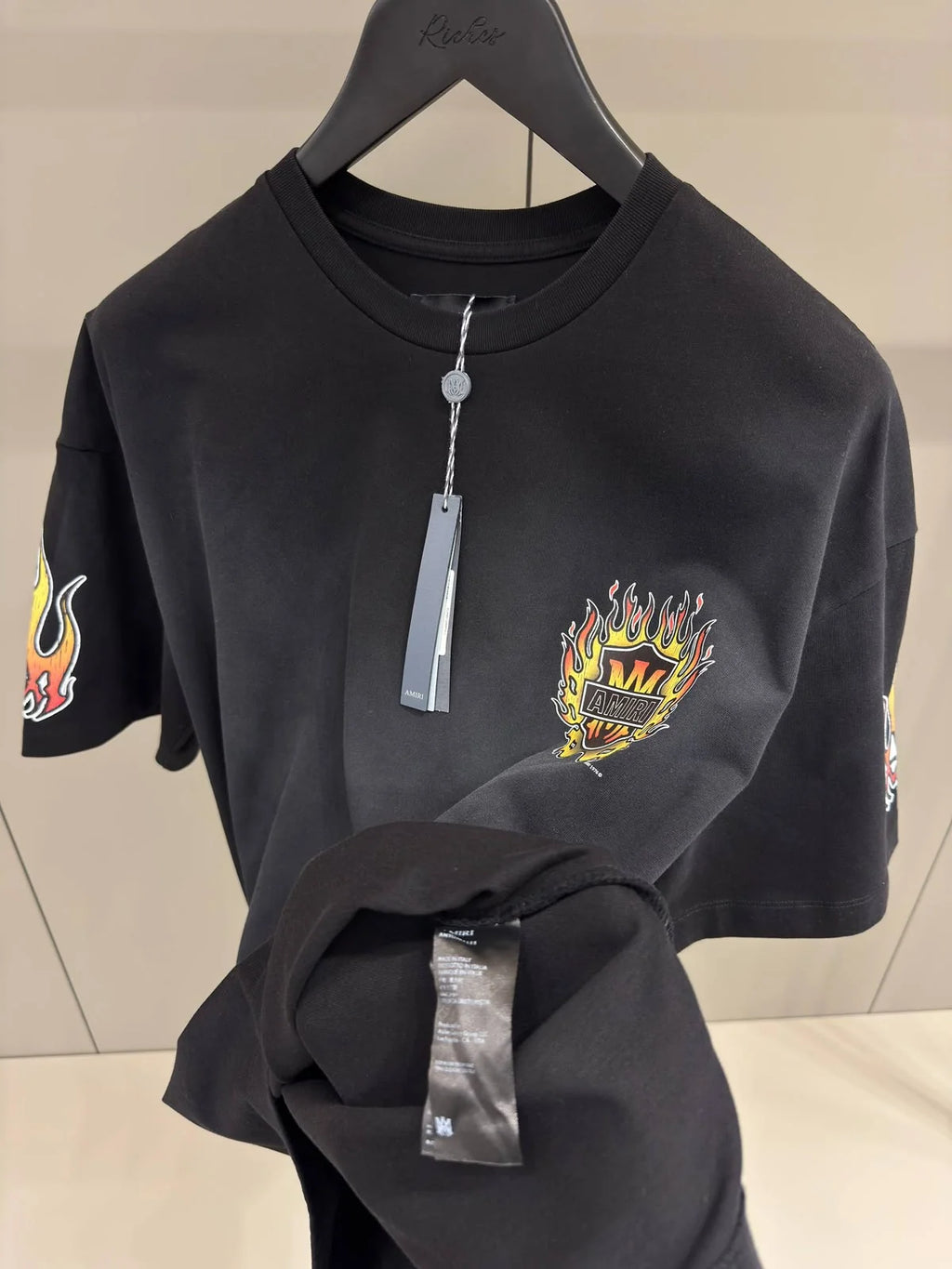 Amiri Flames Oversized T-shirt