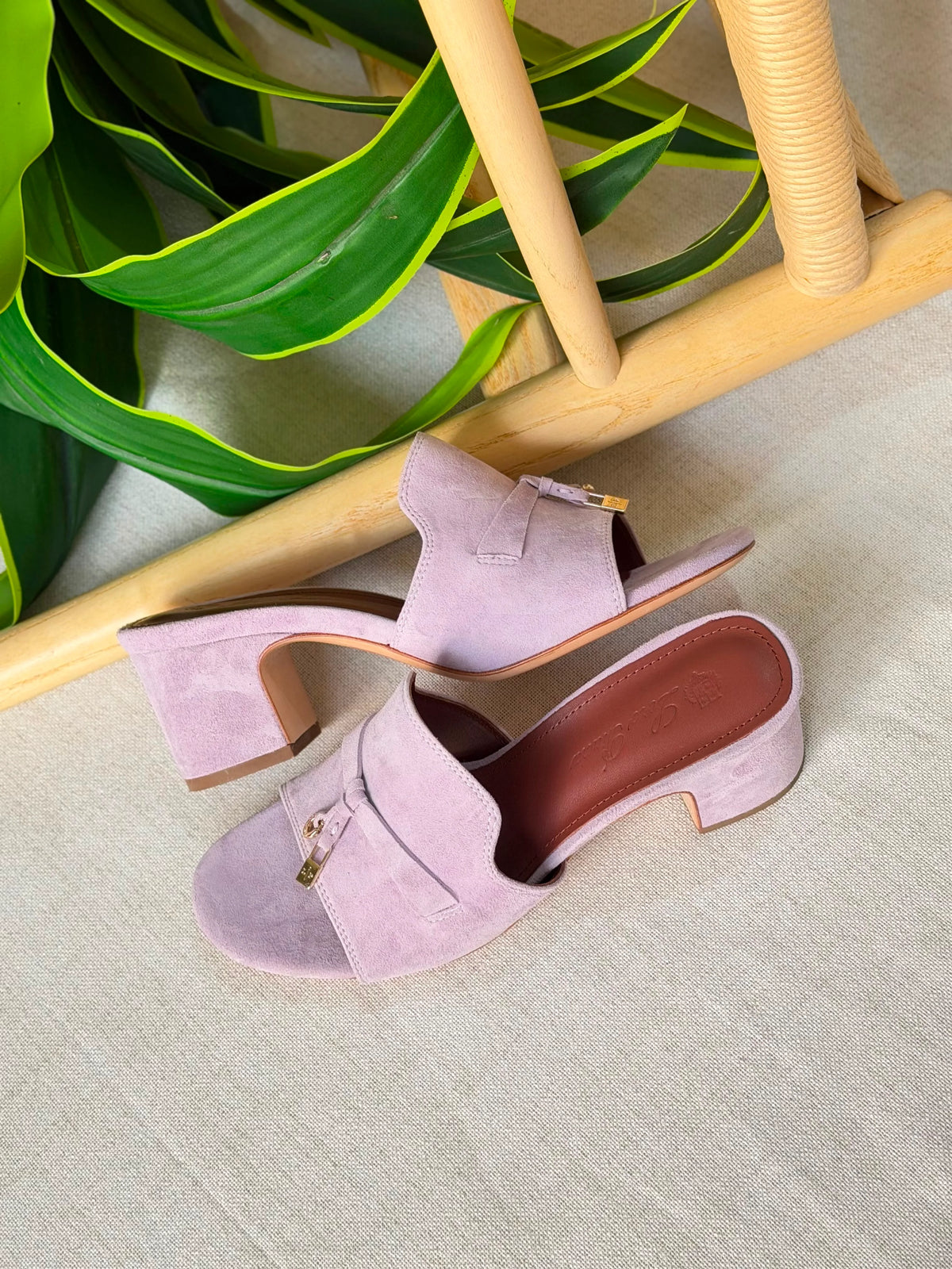 Loro Piana Summer Charms Heeled Sandal
