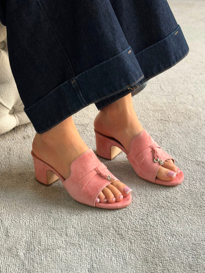 Loro Piana Summer Charms Heeled Sandal