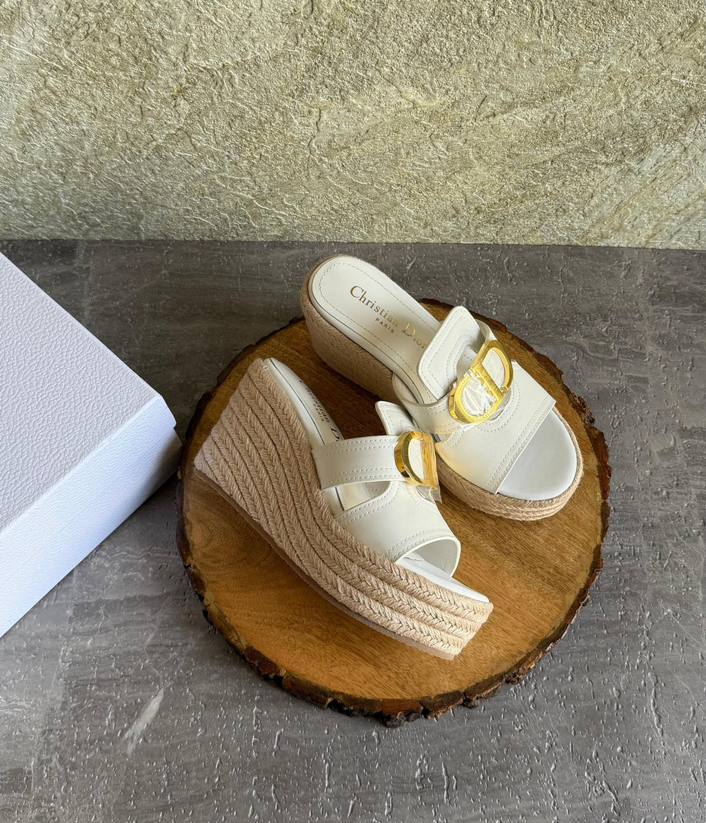 Dior 30 Montaigne Wedge Sandal