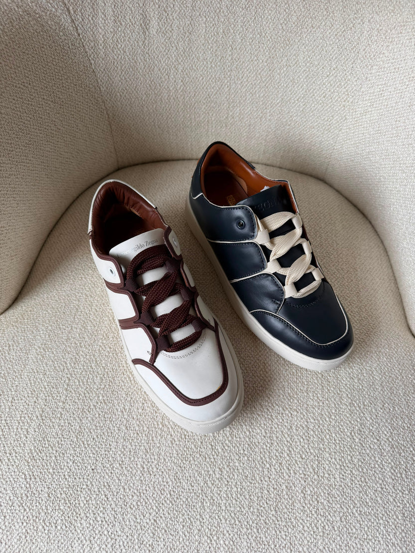Ermenegildo Zegna Tiziano Leather Sneakers