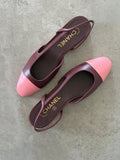 Chanel Two-Toned Slingback Flat