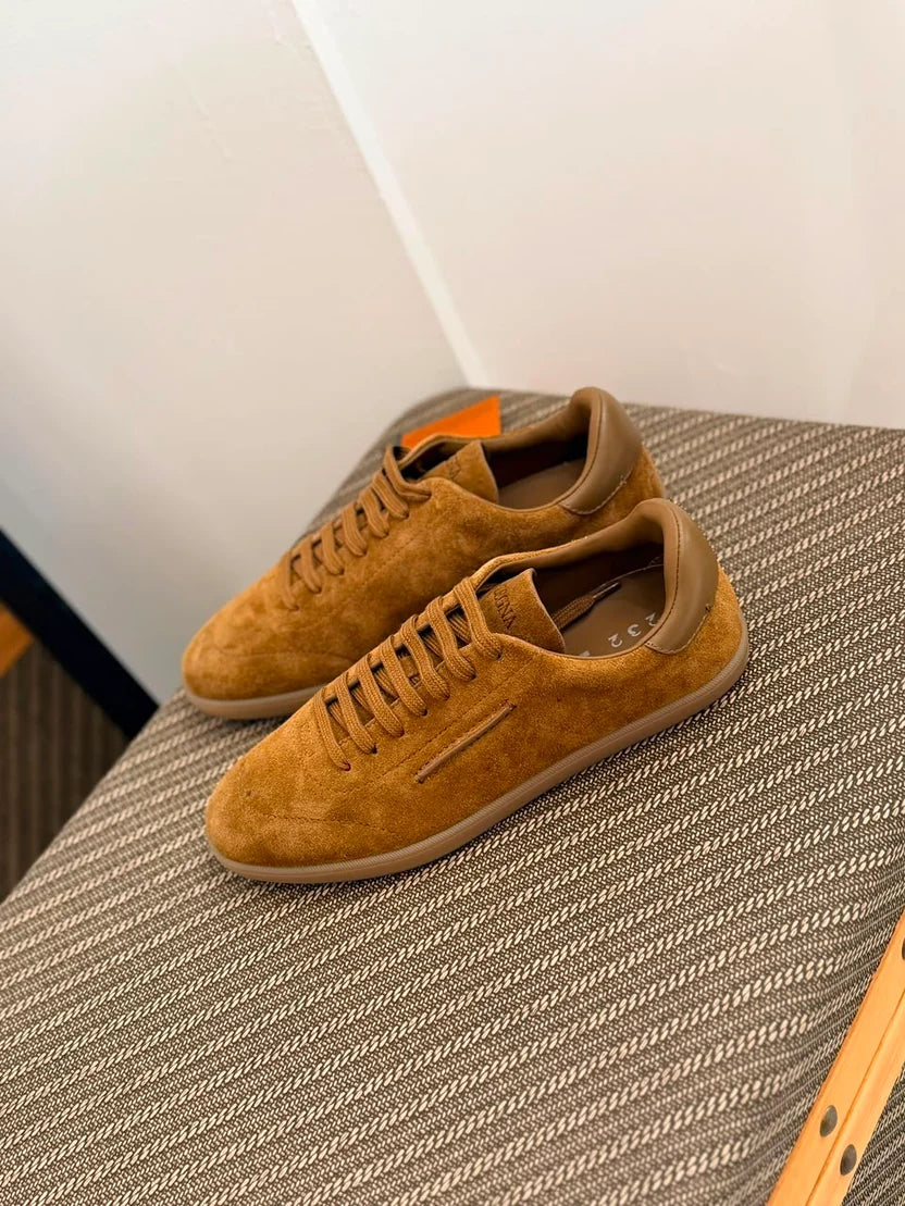 Zegna 232 Suede Sneakers