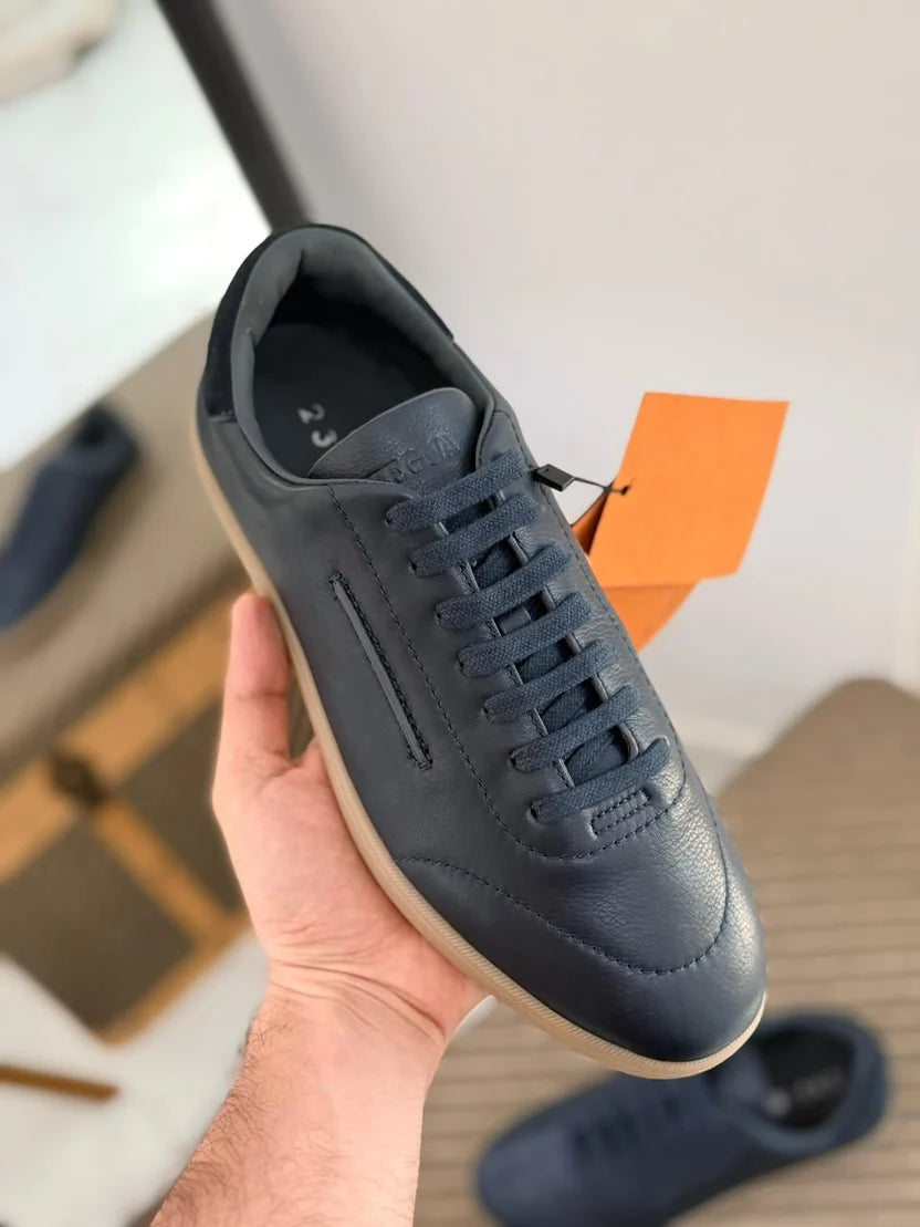 Zegna 232 Suede Sneakers