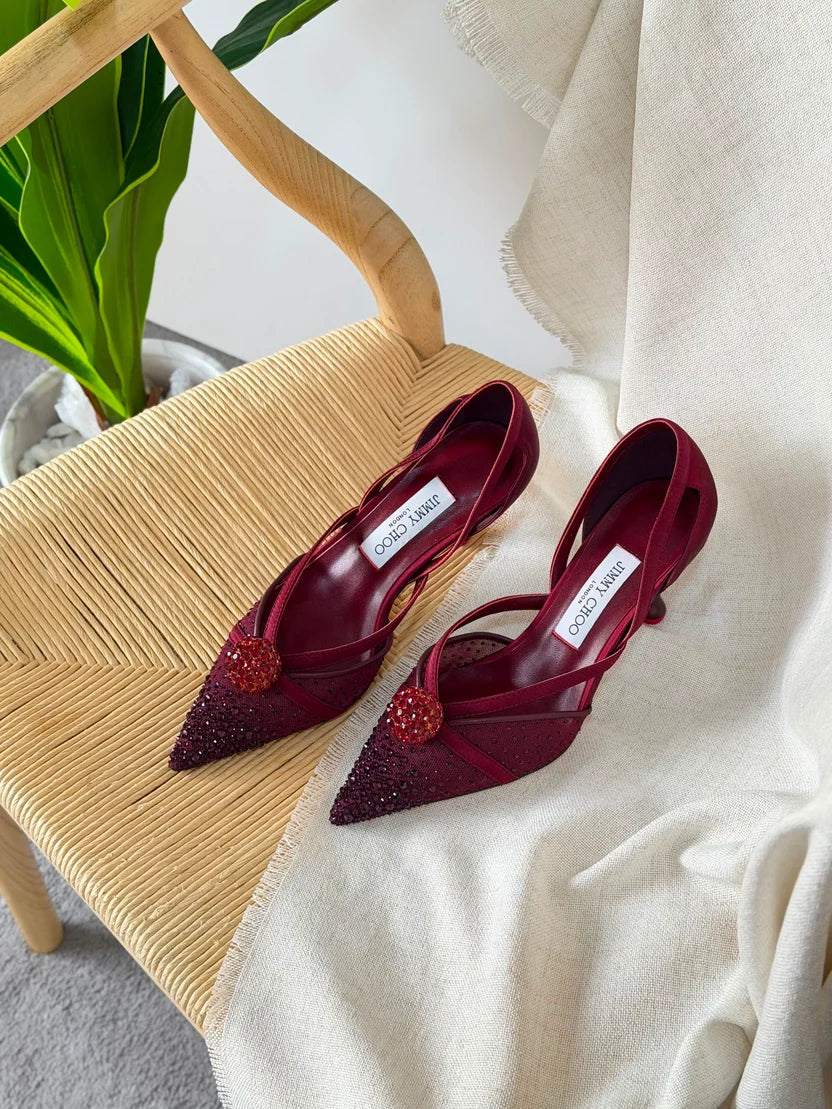 Jimmy Choo Sarai Dorsay 80 Pumps