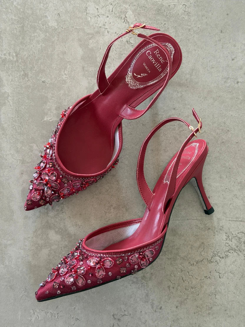 Rene Caovilla Slingback Pumps