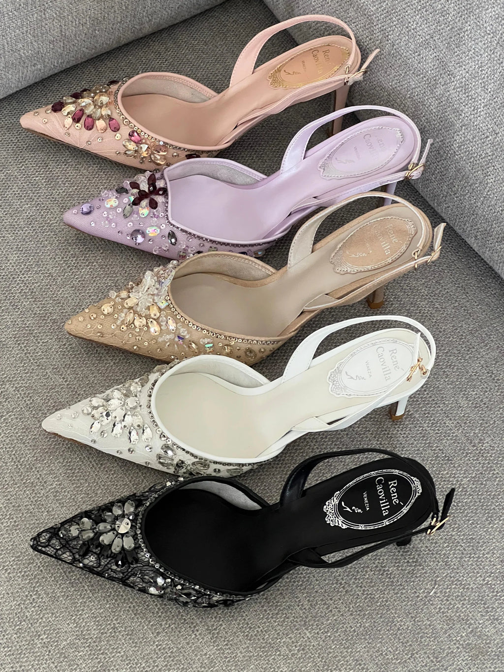 Rene Caovilla Slingback Pumps