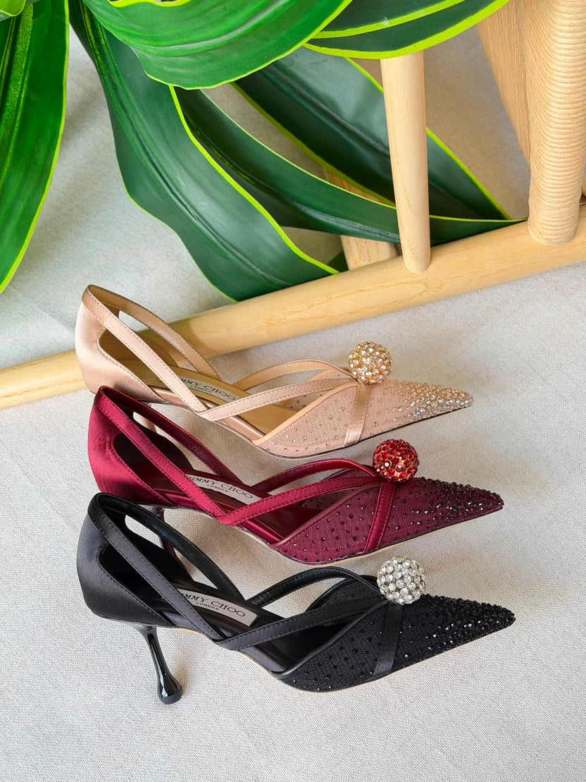 Jimmy Choo Sarai Dorsay 80 Pumps