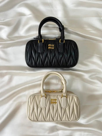 Miu Miu Arcadie Matelassé Nappa Leather Mini-Bag