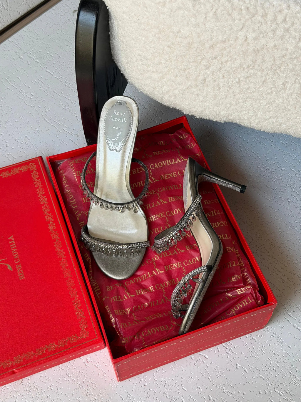 Rene Caovilla Chandelier Sandals
