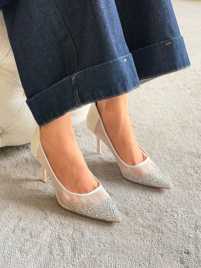 Jimmy Choo Love Crystal-Embellished Pumps