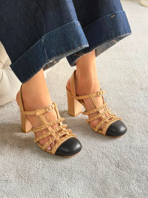 Chanel "Chaînes de Minuit" Heeled Sandals