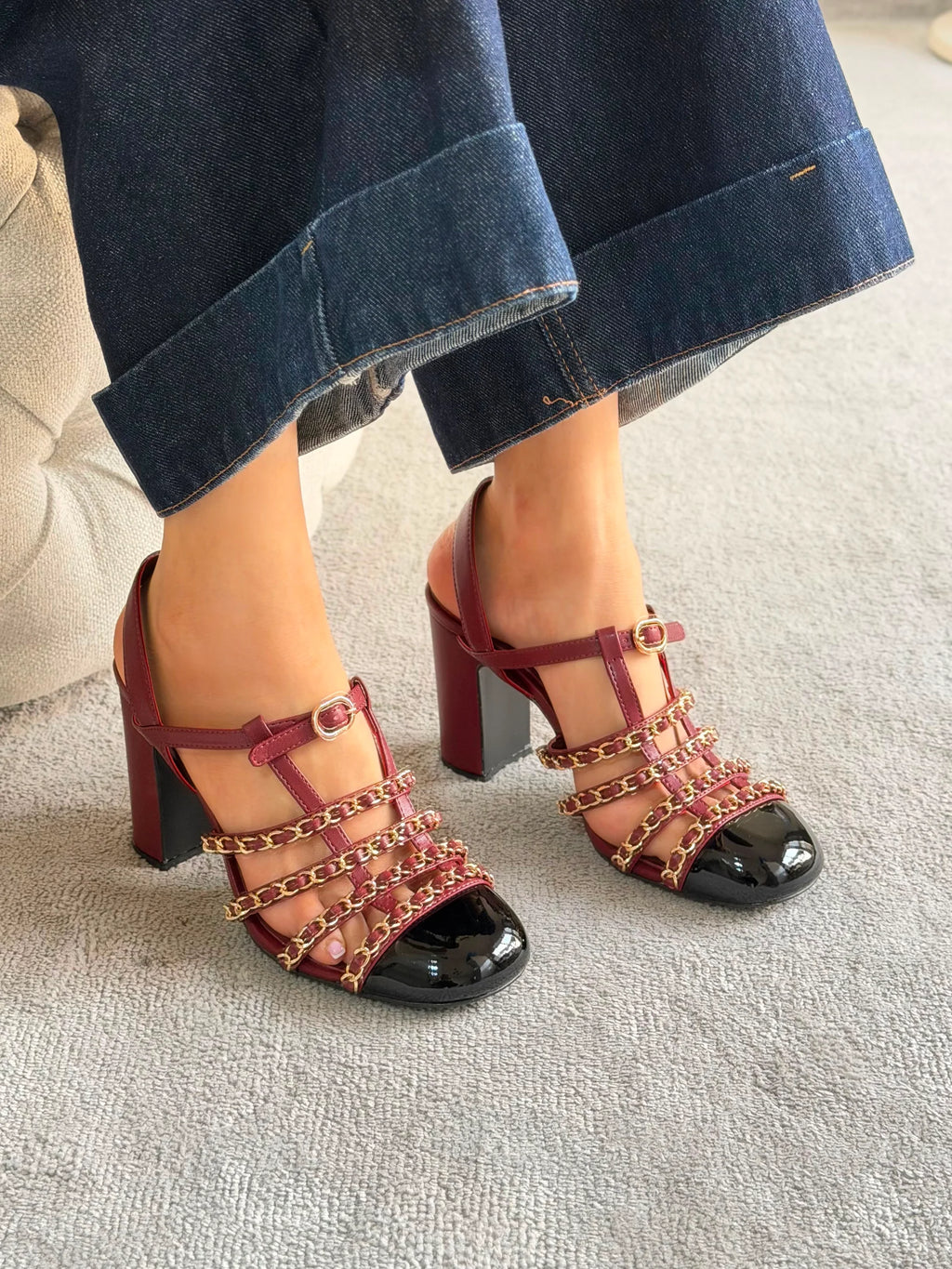 Chanel "Chaînes de Minuit" Heeled Sandals