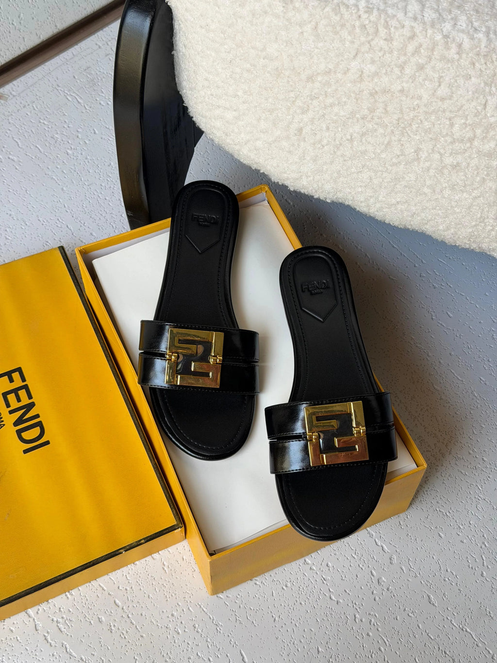 Fendi FFold Flat Sandals