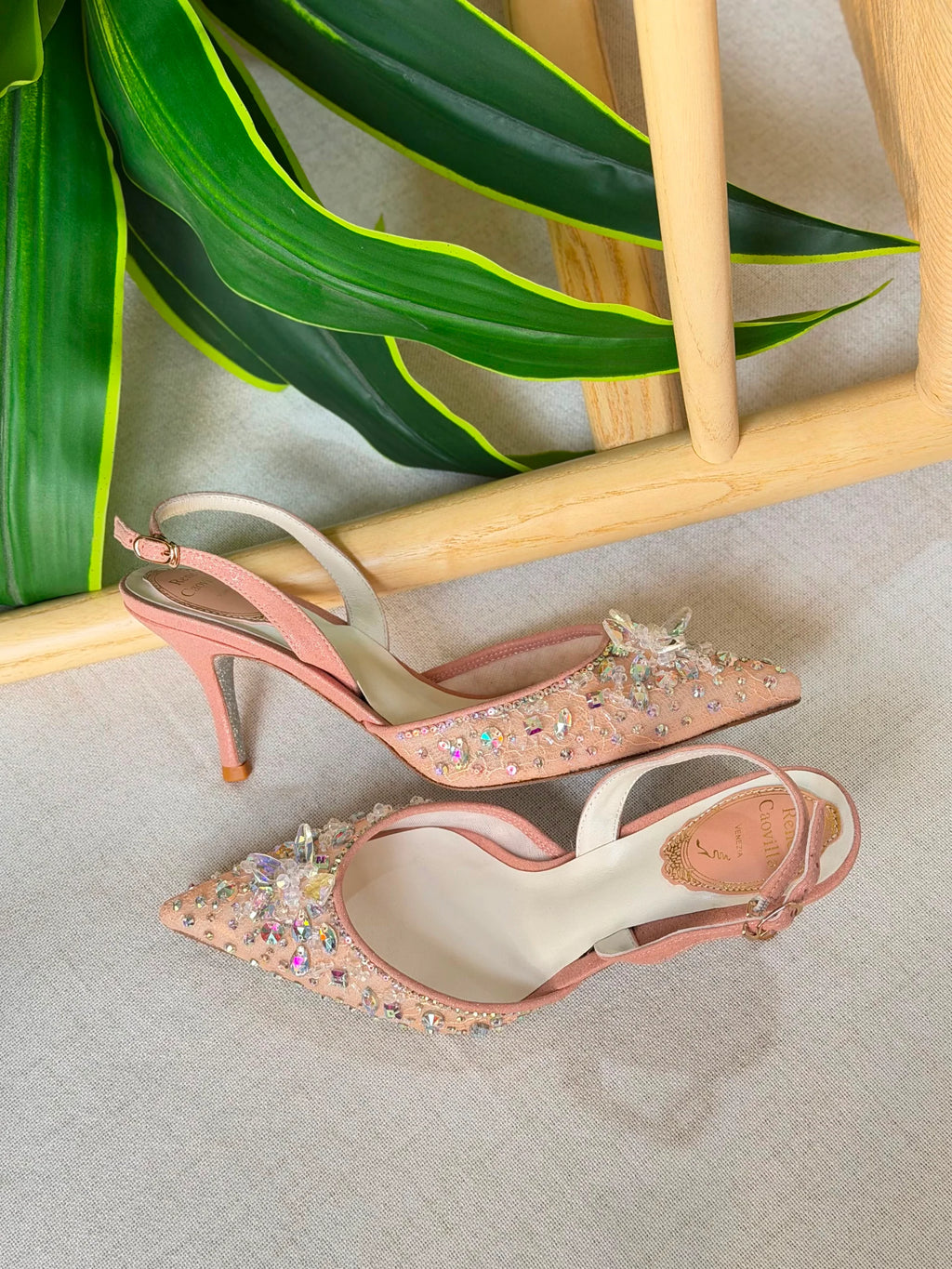 Rene Caovilla Veneziana Slingback Pumps
