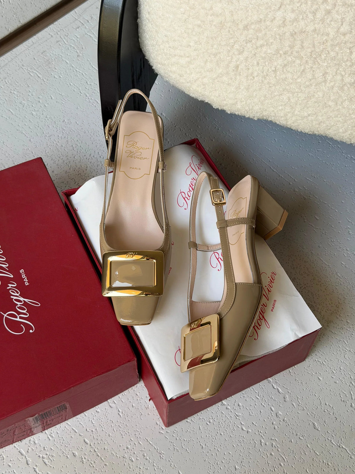 Roger Vivier Belle Vivier Slingback Pumps