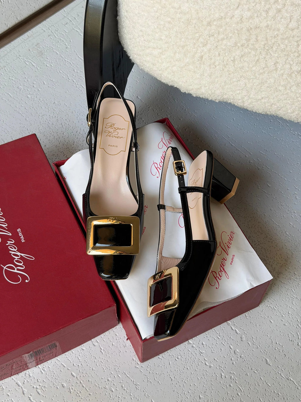 Roger Vivier Belle Vivier Slingback Pumps