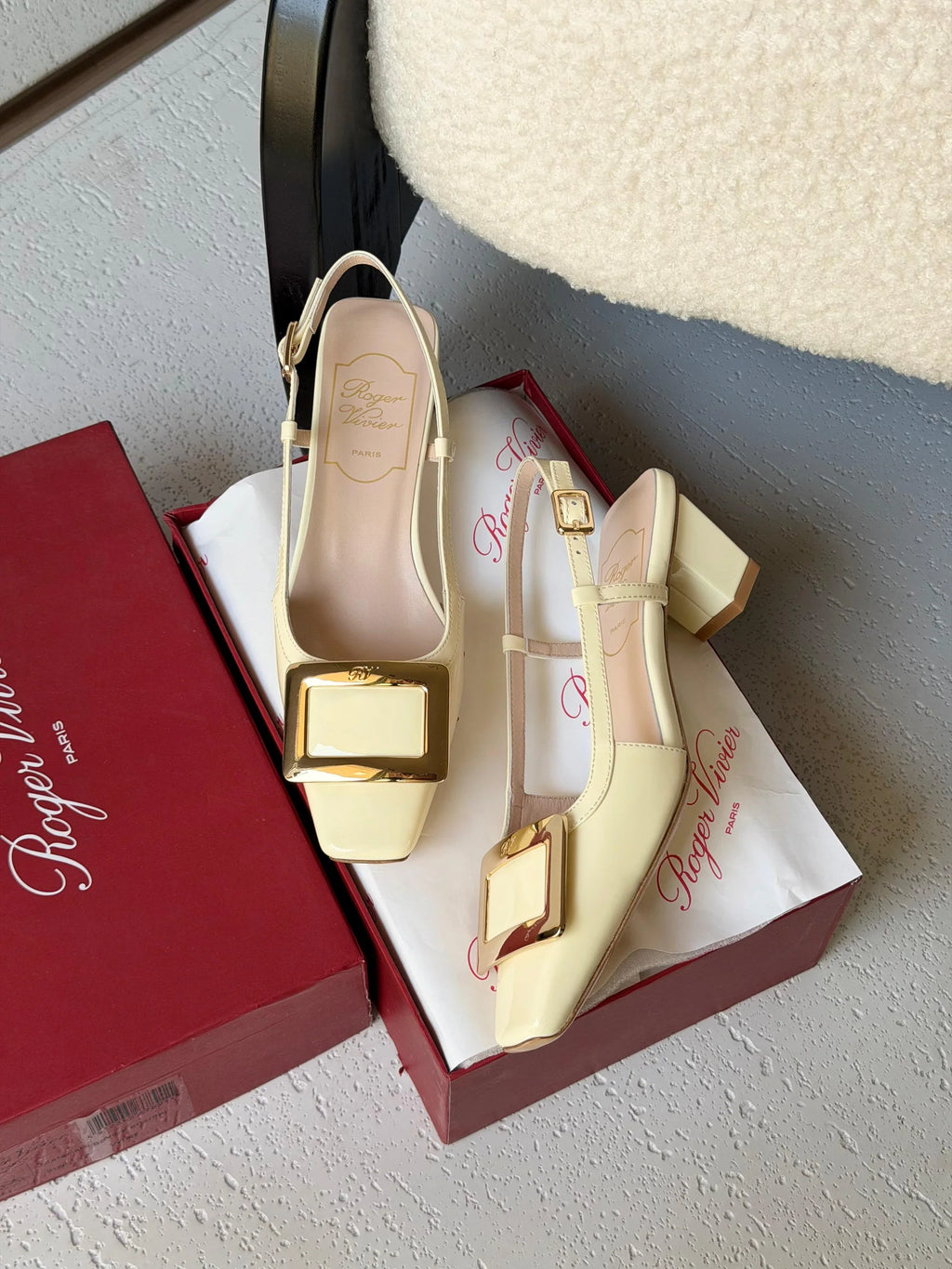 Roger Vivier Belle Vivier Slingback Pumps