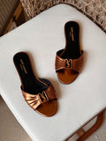 Saint Laurent Babylone Flat Slide