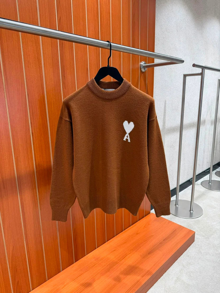 AMI Paris Ami de Coeur Crewneck Sweater
